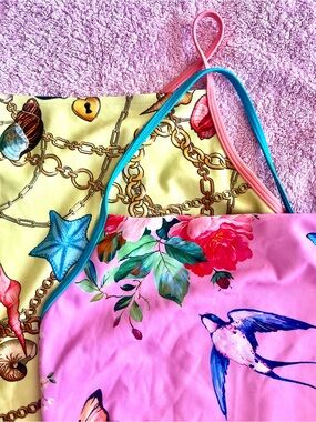 Two practice suits Emma weyant  for sporti. 32  34 XS good cond MICROBACK!